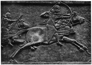 Jeden z zachowanych wizerunków Aszurbanipala, twórcy jednej z najważniejszych bibliotek starożytnego świata